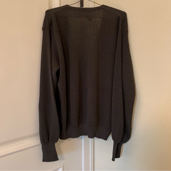 Peruvian Connection Vintage 100% Alpaca Men Cardigan Front Buttons EUC Size - M - Picture 3 of 4